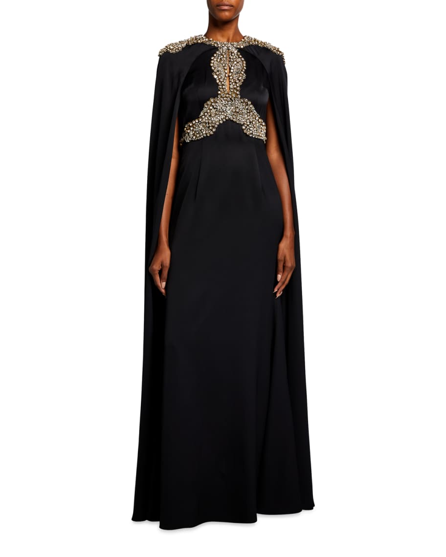 Alexander mcqueen cape clearance dress