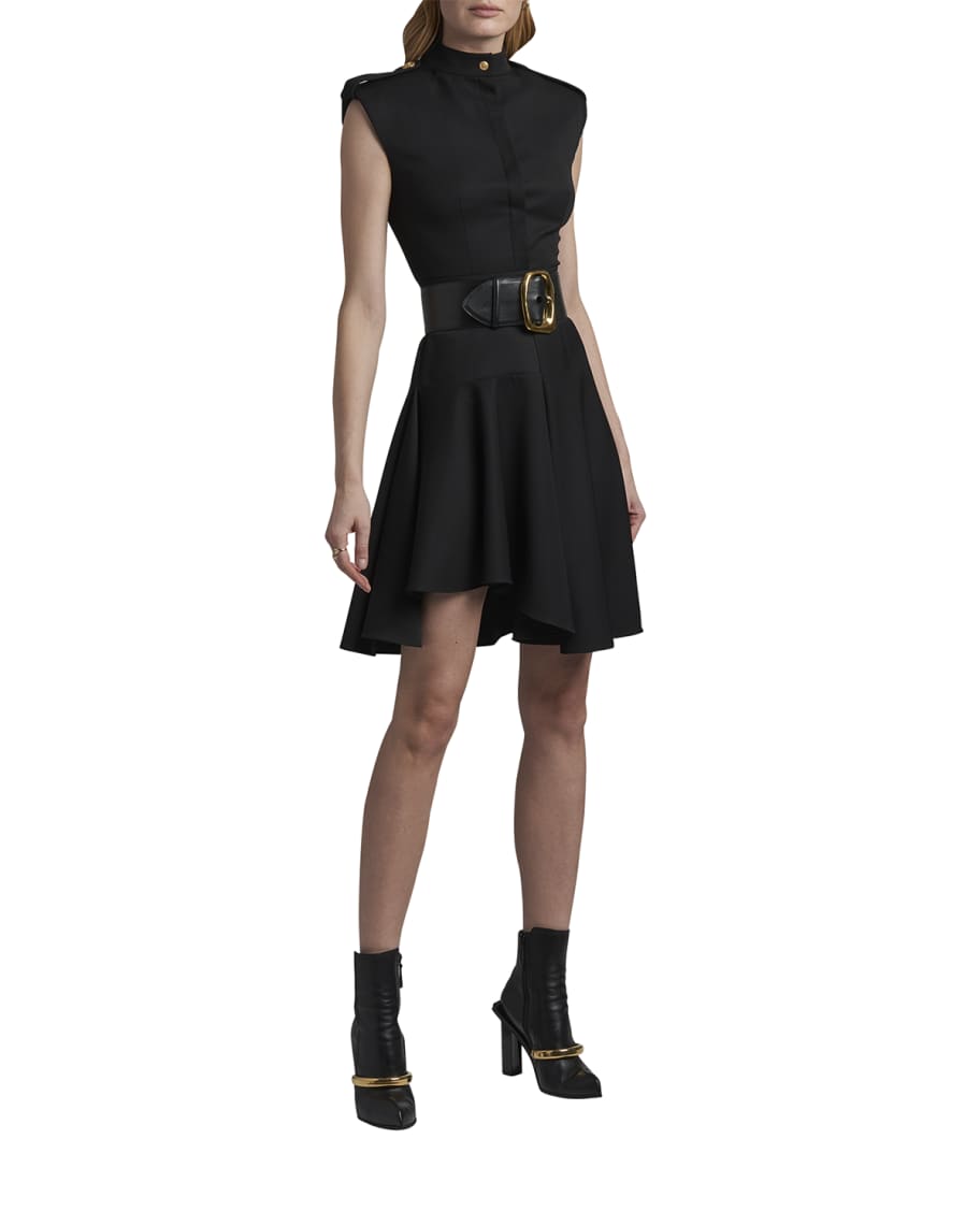 Alexander mcqueen military dress cheap
