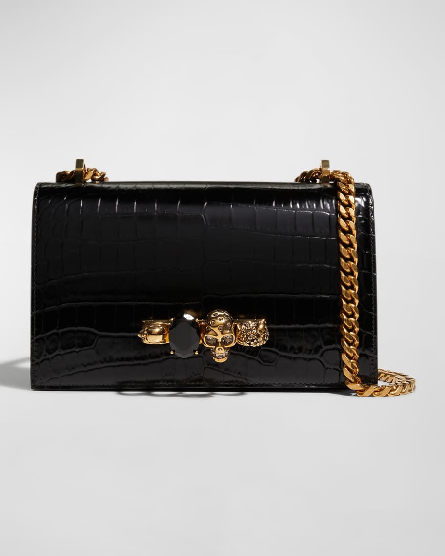 Alexander McQueen Jeweled Satchel Bag | Neiman Marcus