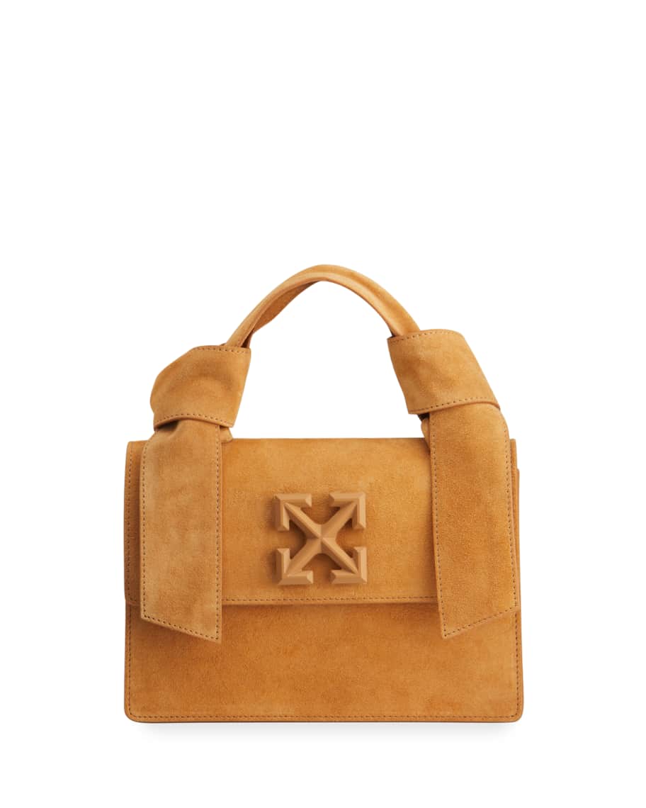 Off white suede bag sale