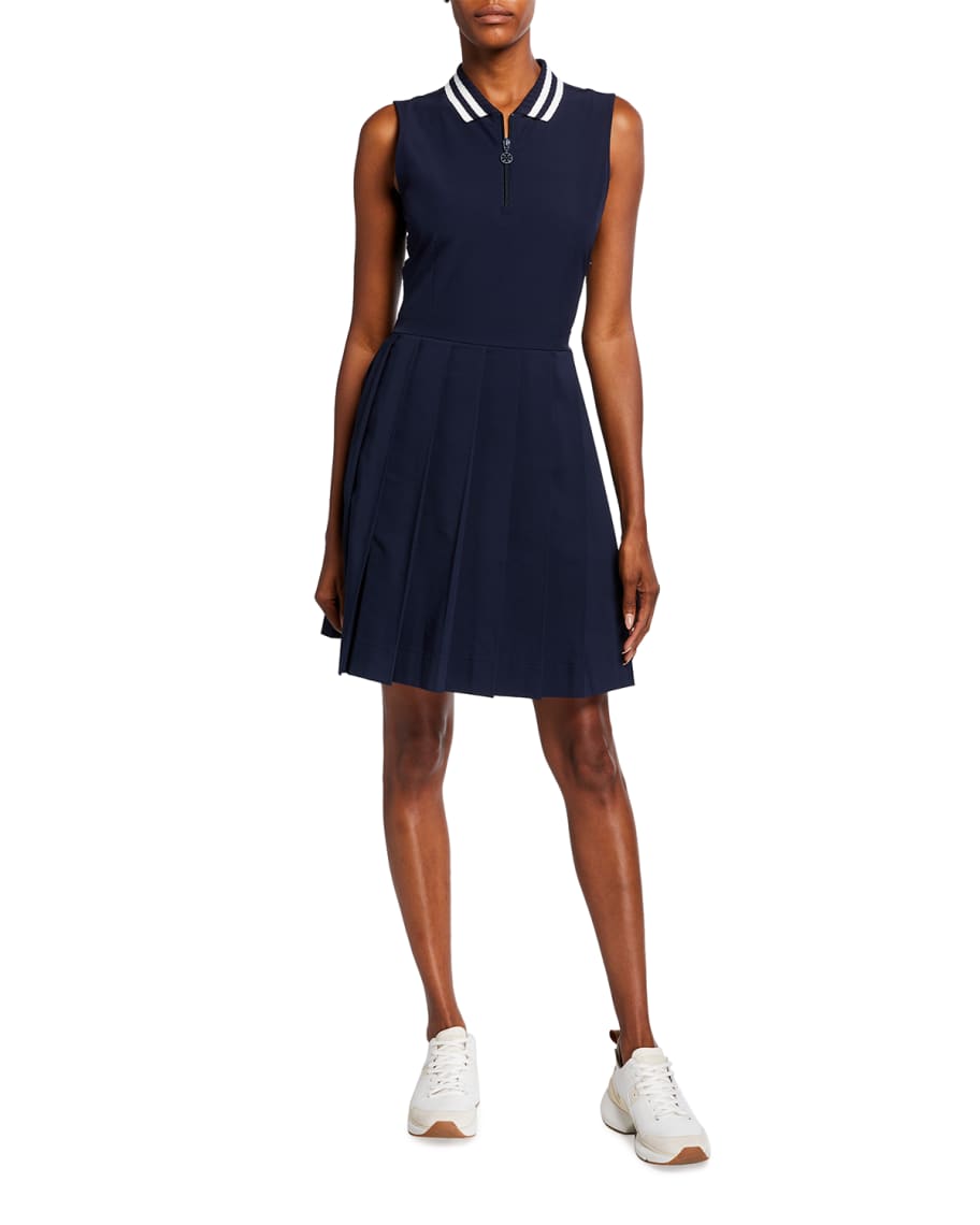 Tory Sport Performance Pleated Golf Dress | Neiman Marcus