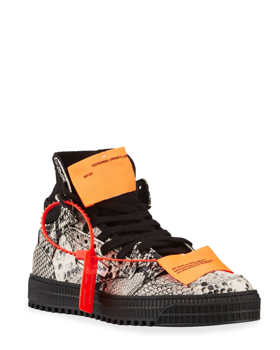 off white python sneakers