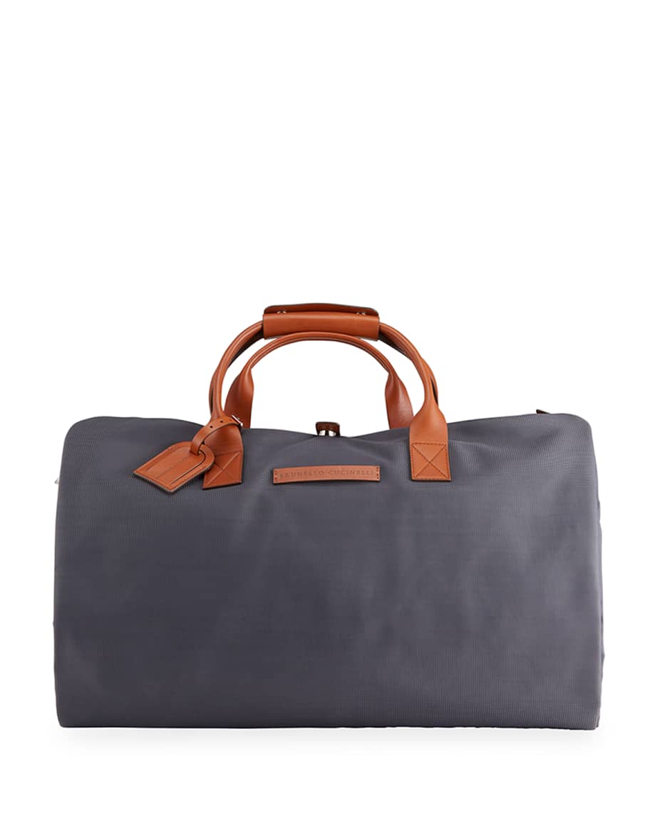 Brunello Cucinelli Men's Convertible Duffel/Garment Bag | Neiman