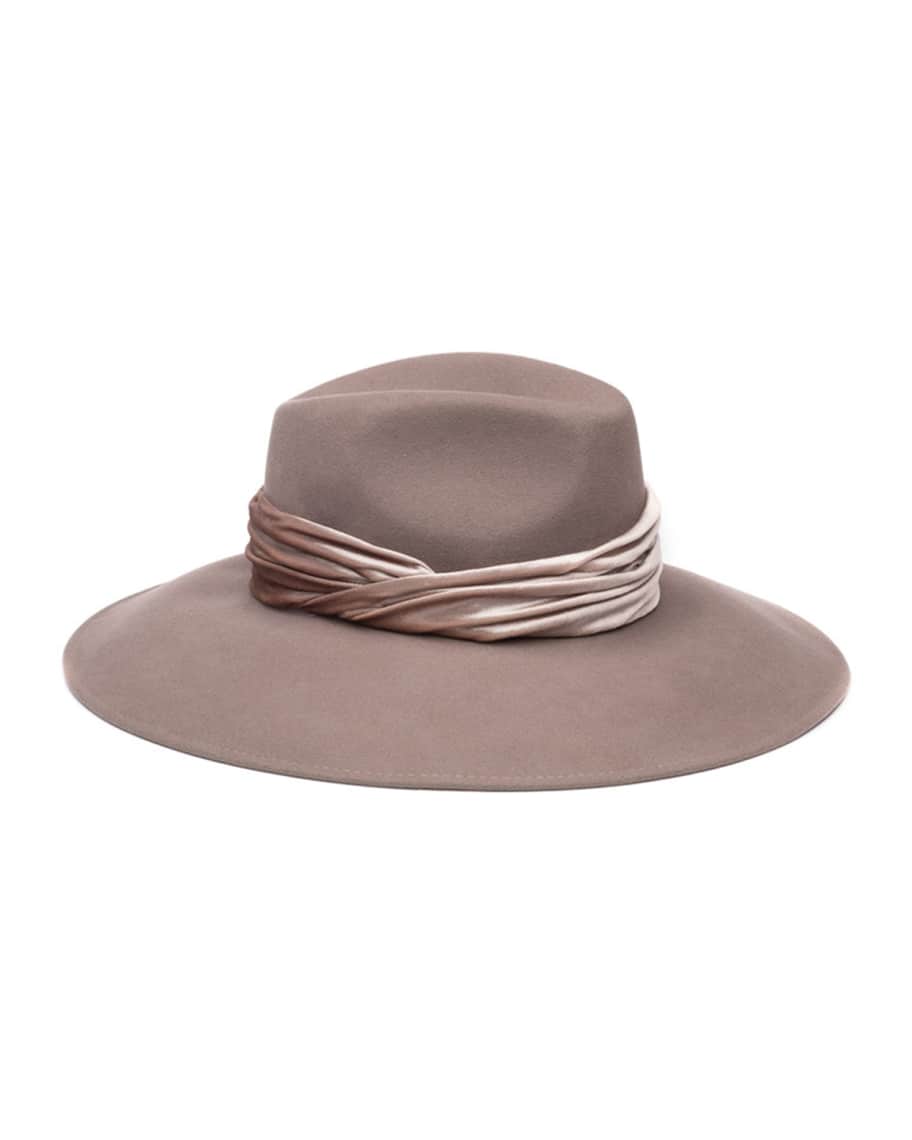 Eugenia Kim Emmanuelle Wool Wide Brim Fedora Hat | Neiman Marcus