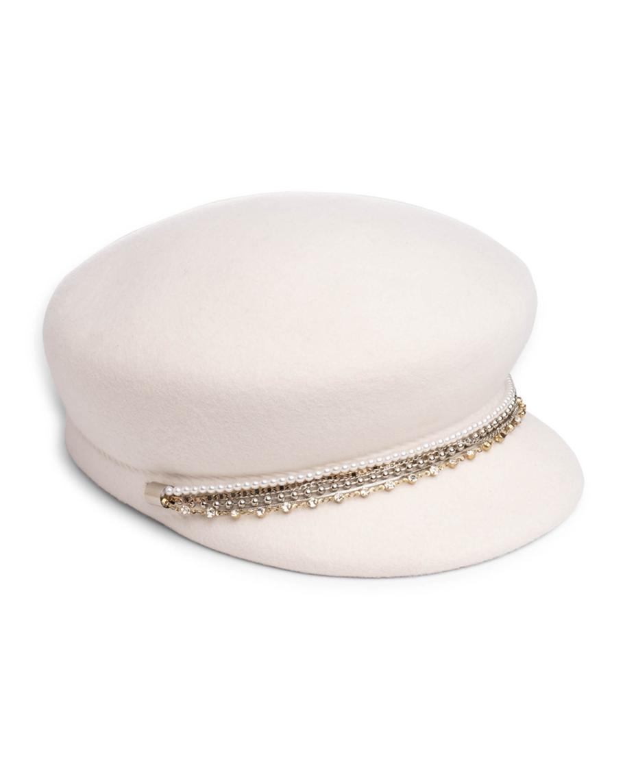 Eugenia Kim Sabrina Wool Felt Newsboy Cap | Neiman Marcus display picture 3