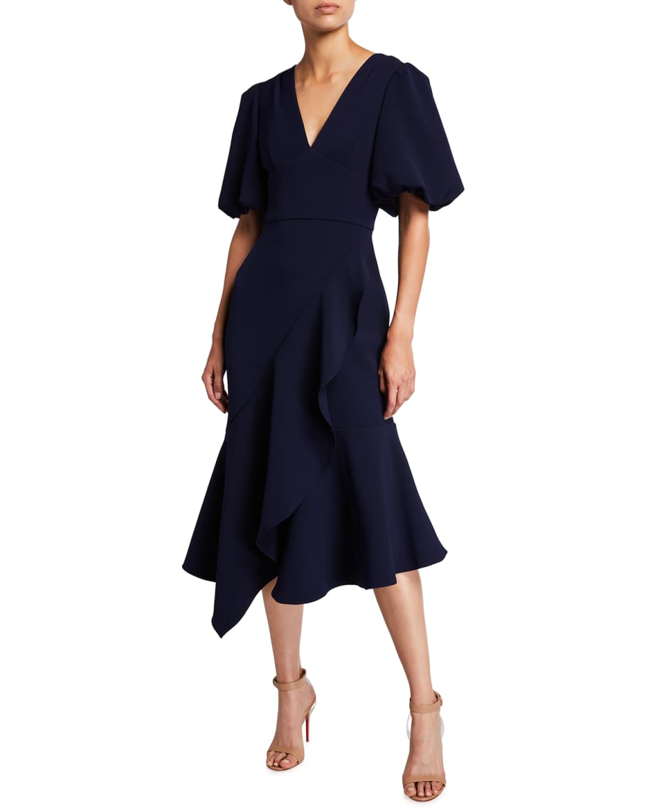 Shoshanna wades puff sleeve dress Clearance