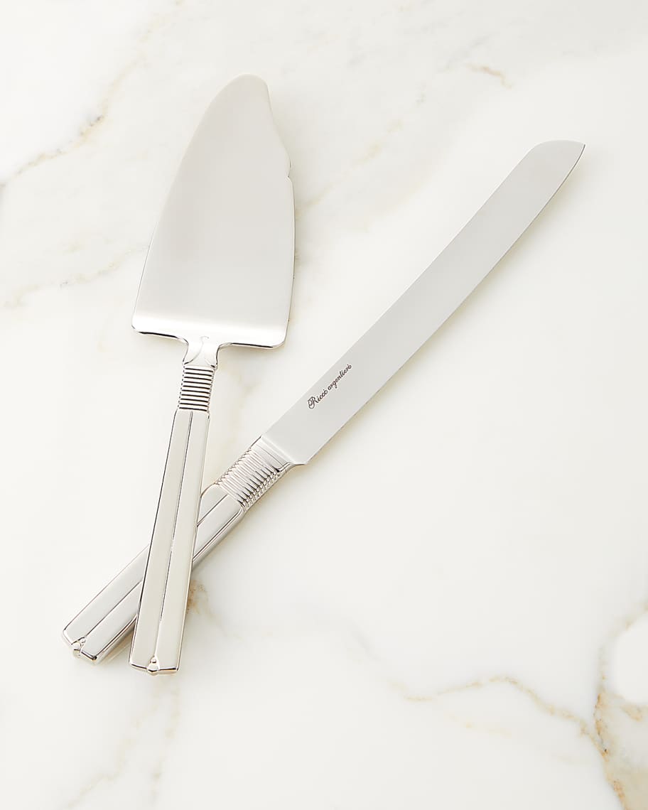Ricci Silversmith Artisan Cake Serving Set | Neiman Marcus