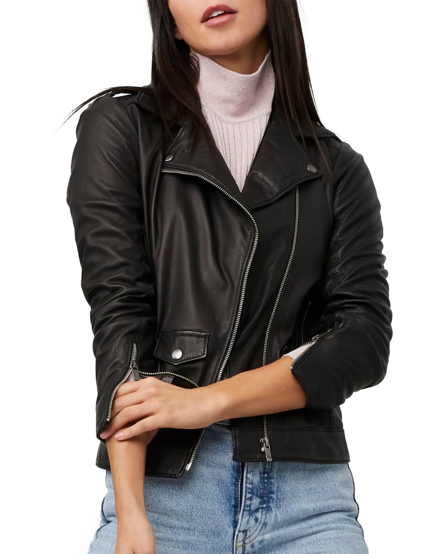 AS by DF Cult Leather Moto Jacket | Neiman Marcus