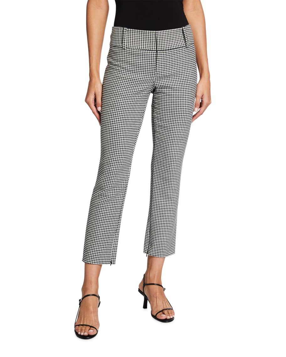 Alice and olivia stacey slim cropped pants hotsell