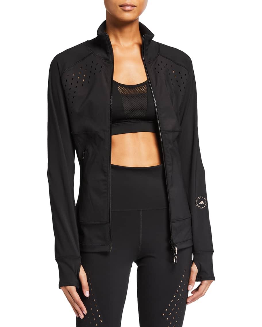 adidas by Stella McCartney Truepurpose Zip-Front Track Jacket with  Ventilation | Neiman Marcus