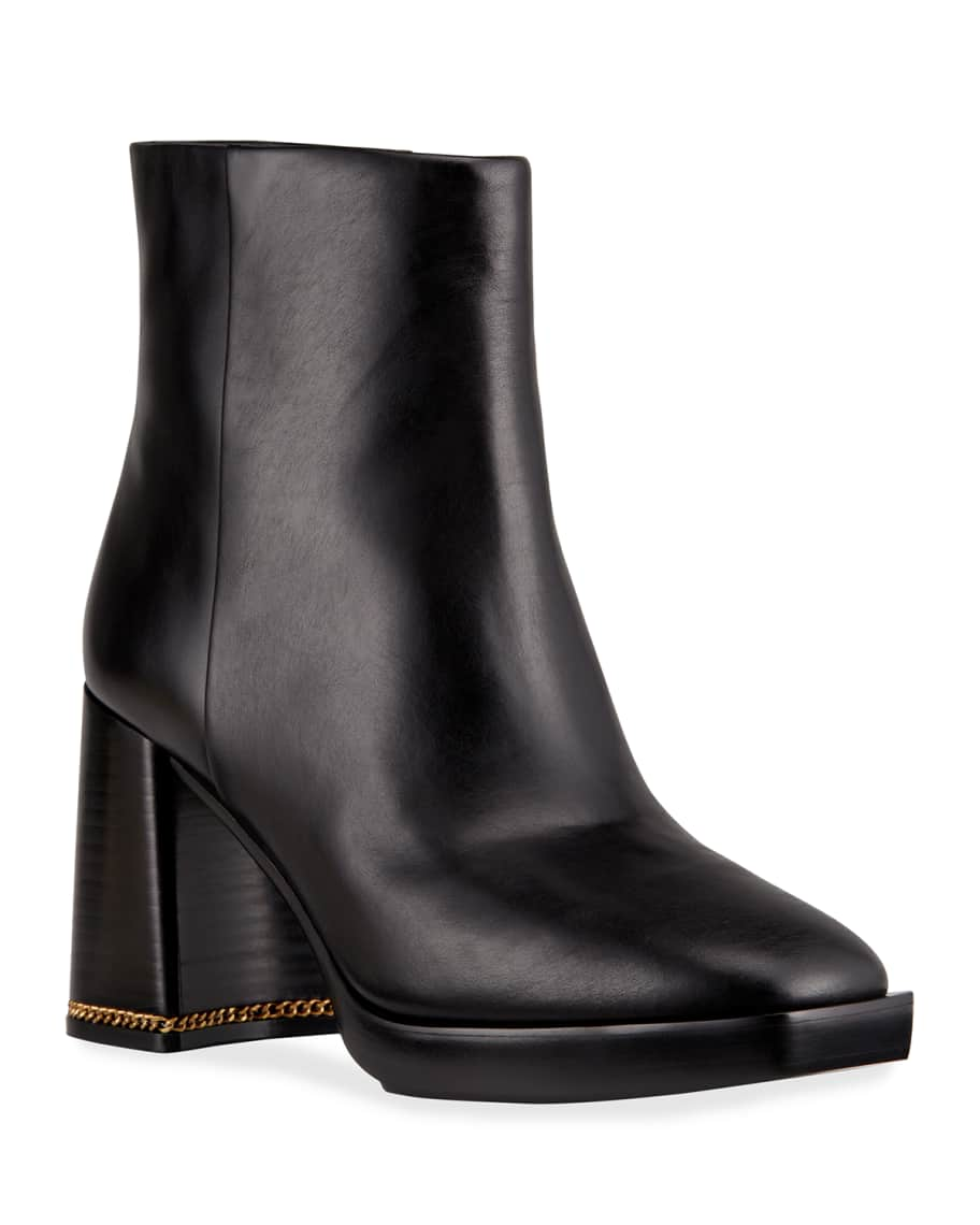 Tory Burch Ruby 90mm Zip Ankle Booties | Neiman Marcus