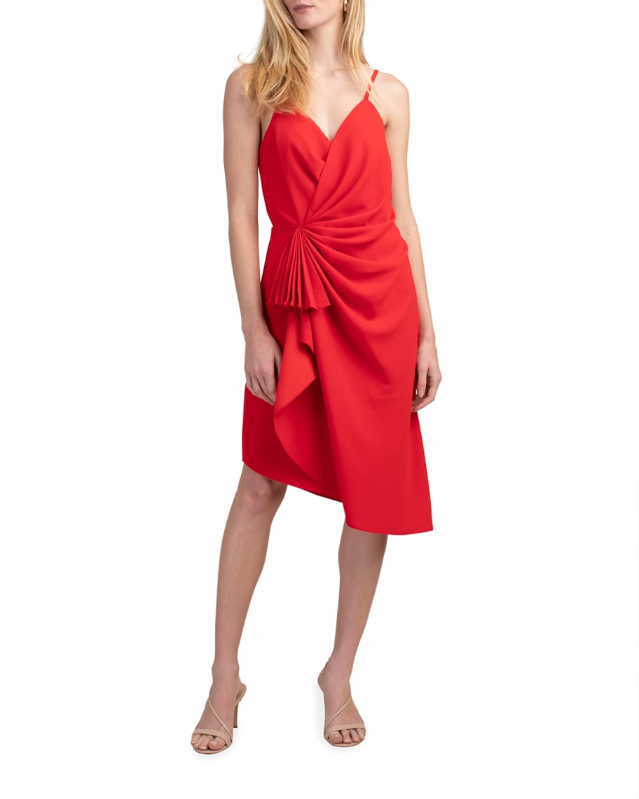 Trina Turk Alida Sleeveless Ruched Dress Neiman Marcus