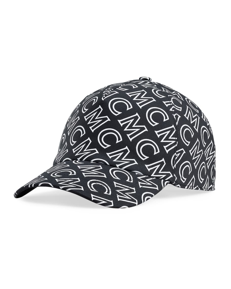 Mcm Monogram Printed Bandana Cap