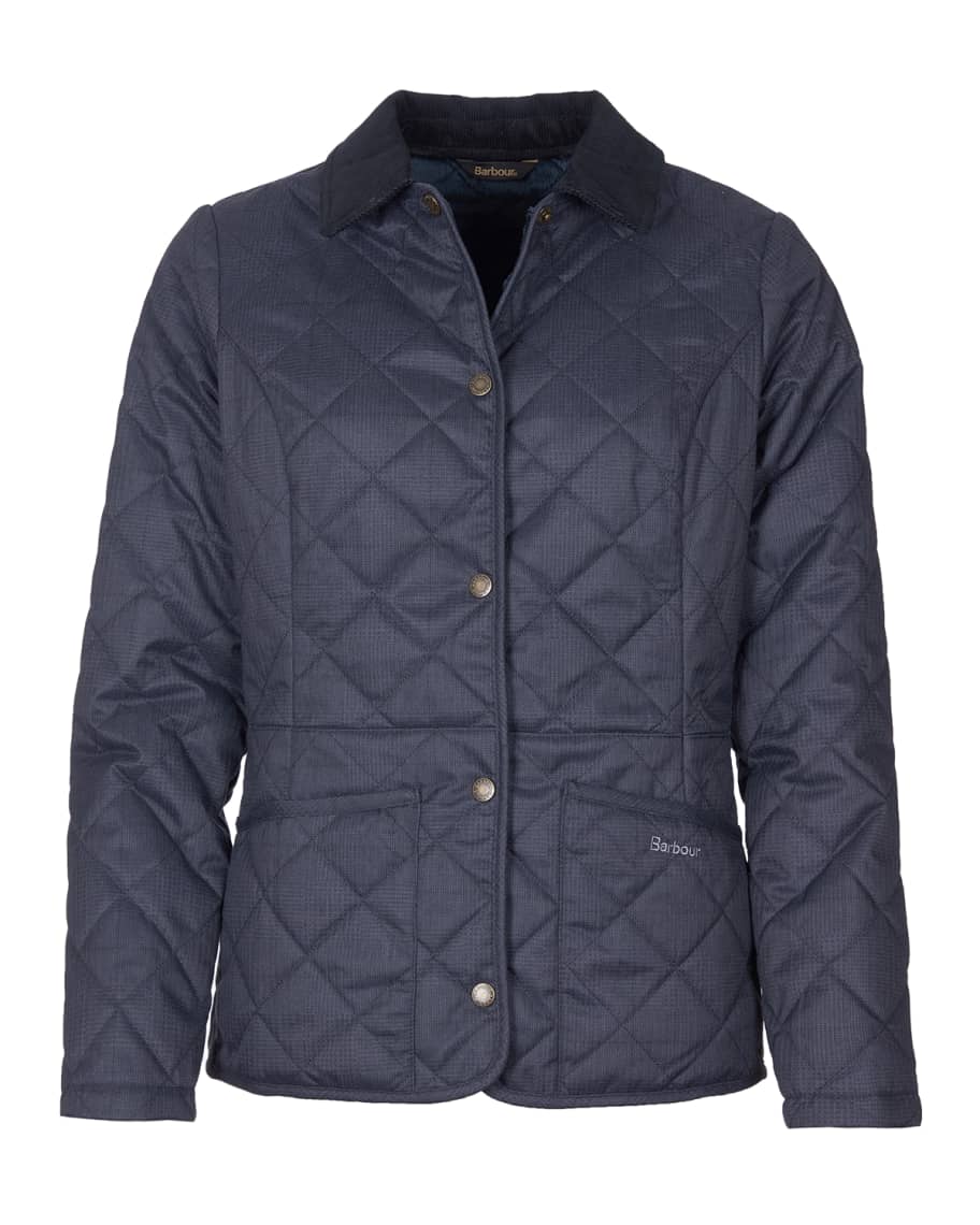 Barbour Huddleson Quilted Corduroy Collar Jacket Neiman Marcus