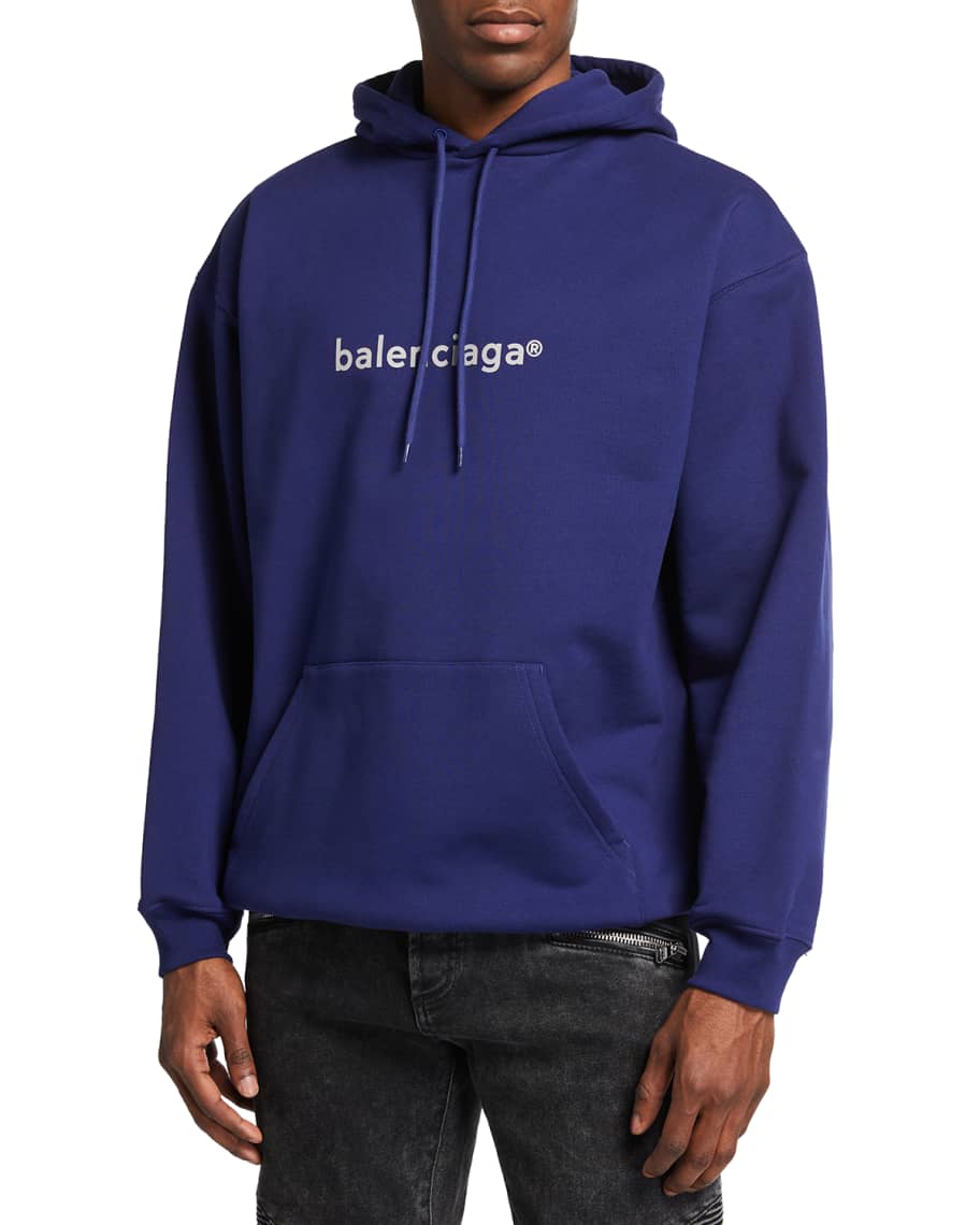 Balenciaga Men's Copyright Logo Hoodie