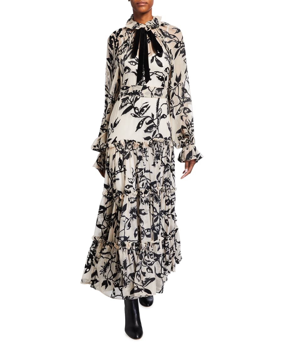 zimmermann ladybeetle swing long dress