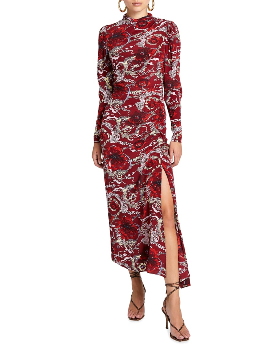 A.L.C. Isabella LongSleeve Cocktail Dress Neiman Marcus