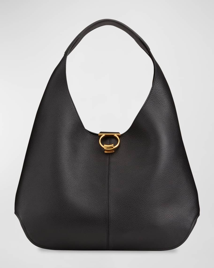 Ferragamo Mini Leather Hobo Bag