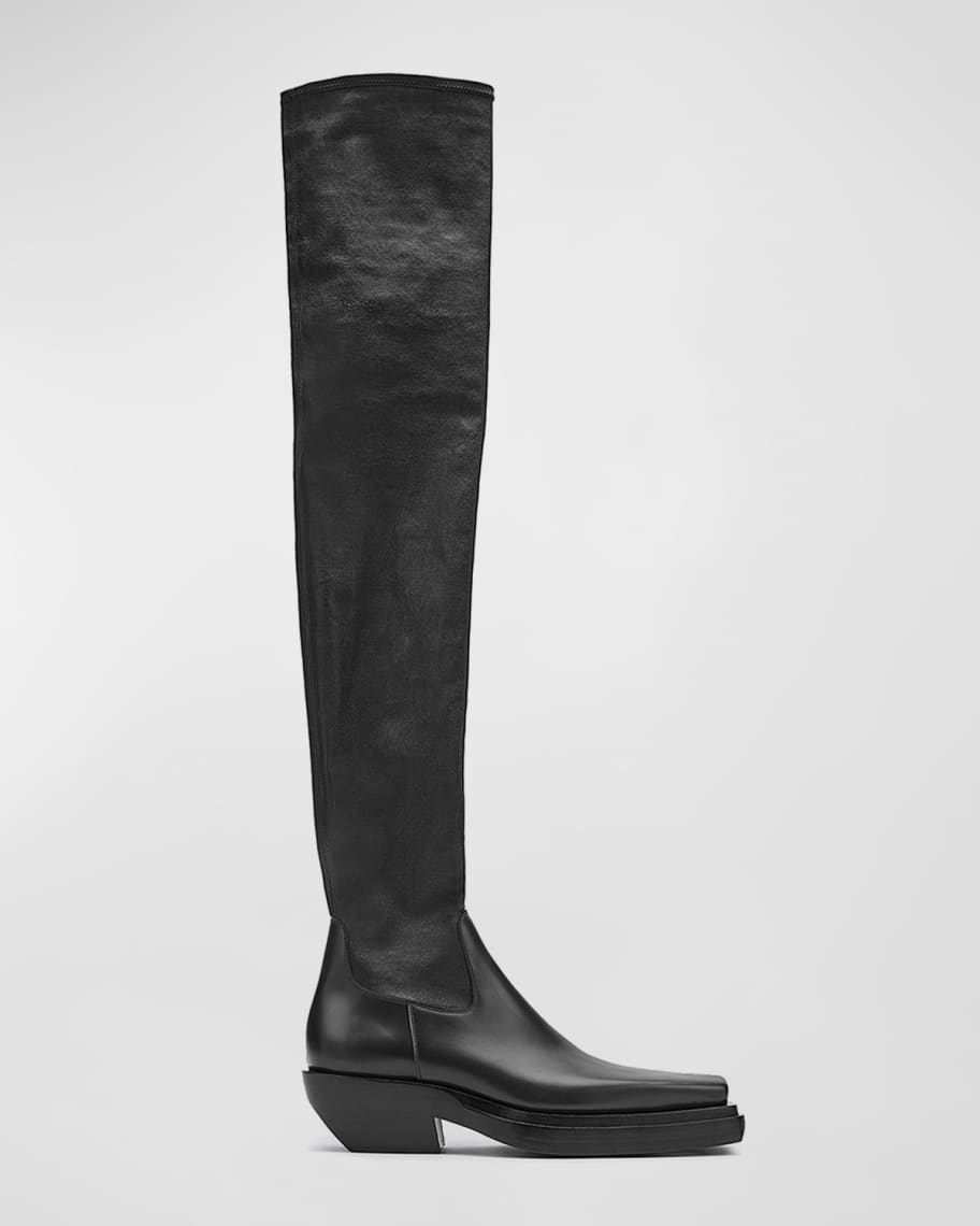 Bottega Veneta The Over-The-Knee Lean Boots | Neiman Marcus