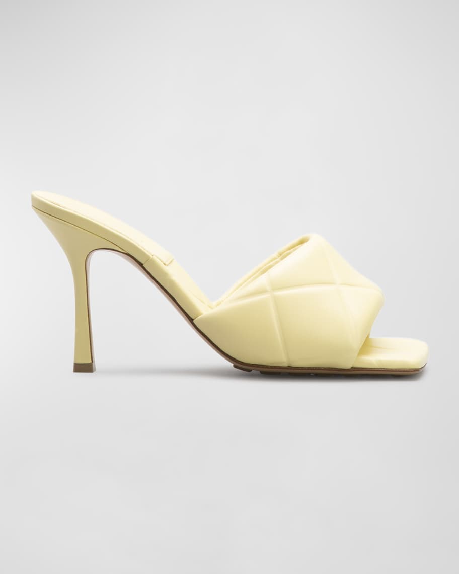 Bottega Veneta The Rubber Lido High-Heel Sandals | Neiman Marcus