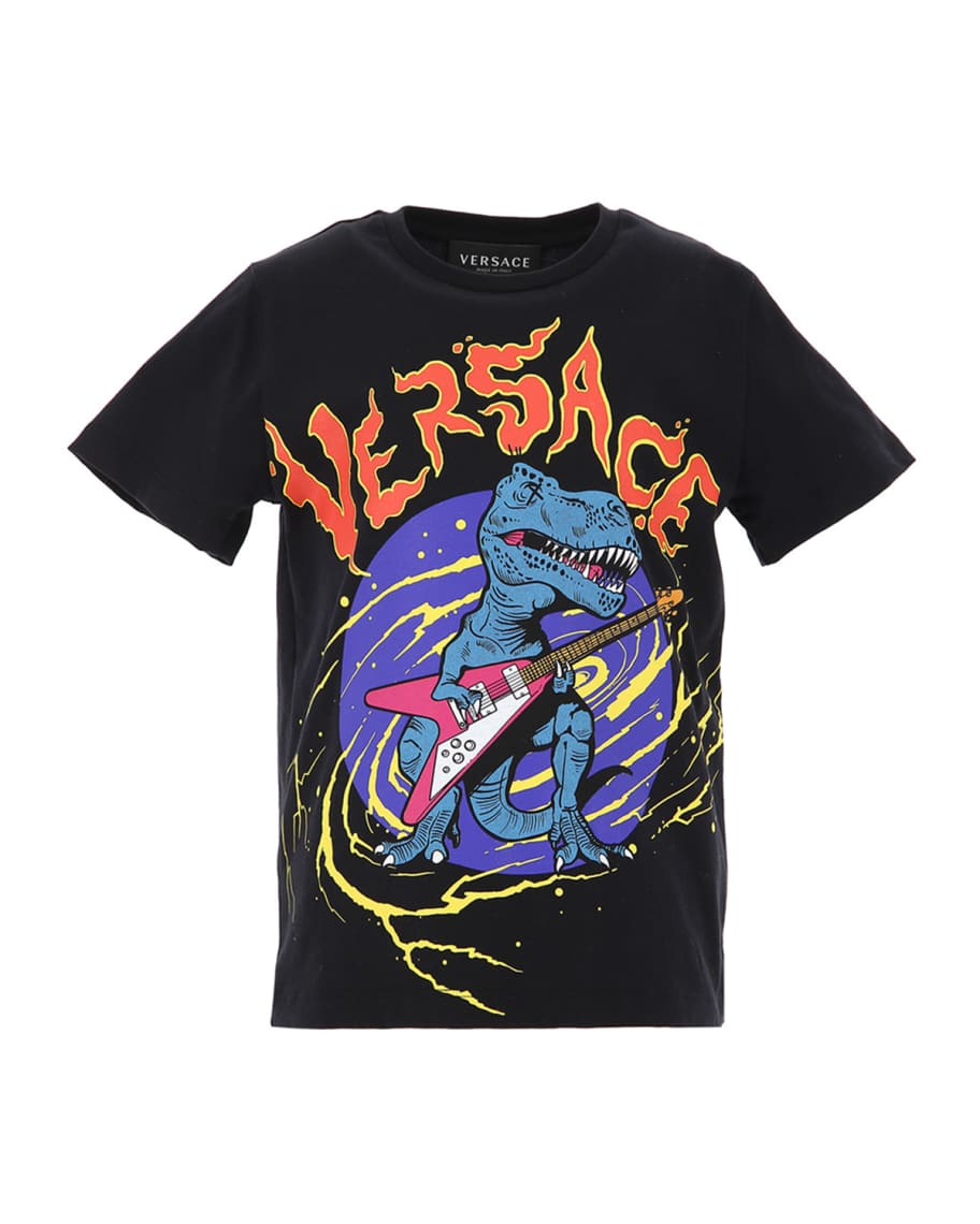 Boys Guitar T Rex Tee Size 8 14