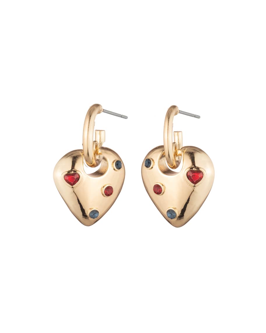 Dannijo heart earrings deals