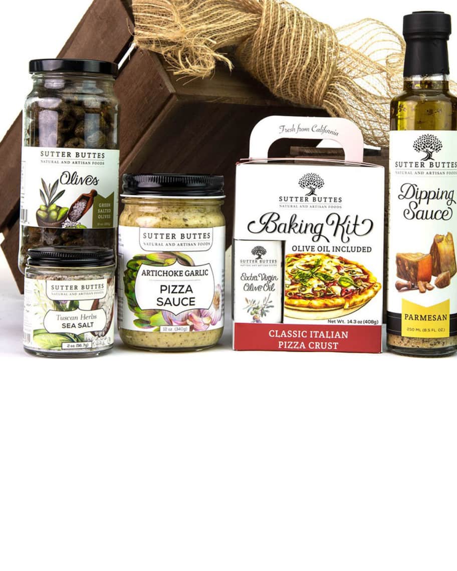 Sutter Buttes Natural and Artisan Foods Gourmet Pizza Gift Crate