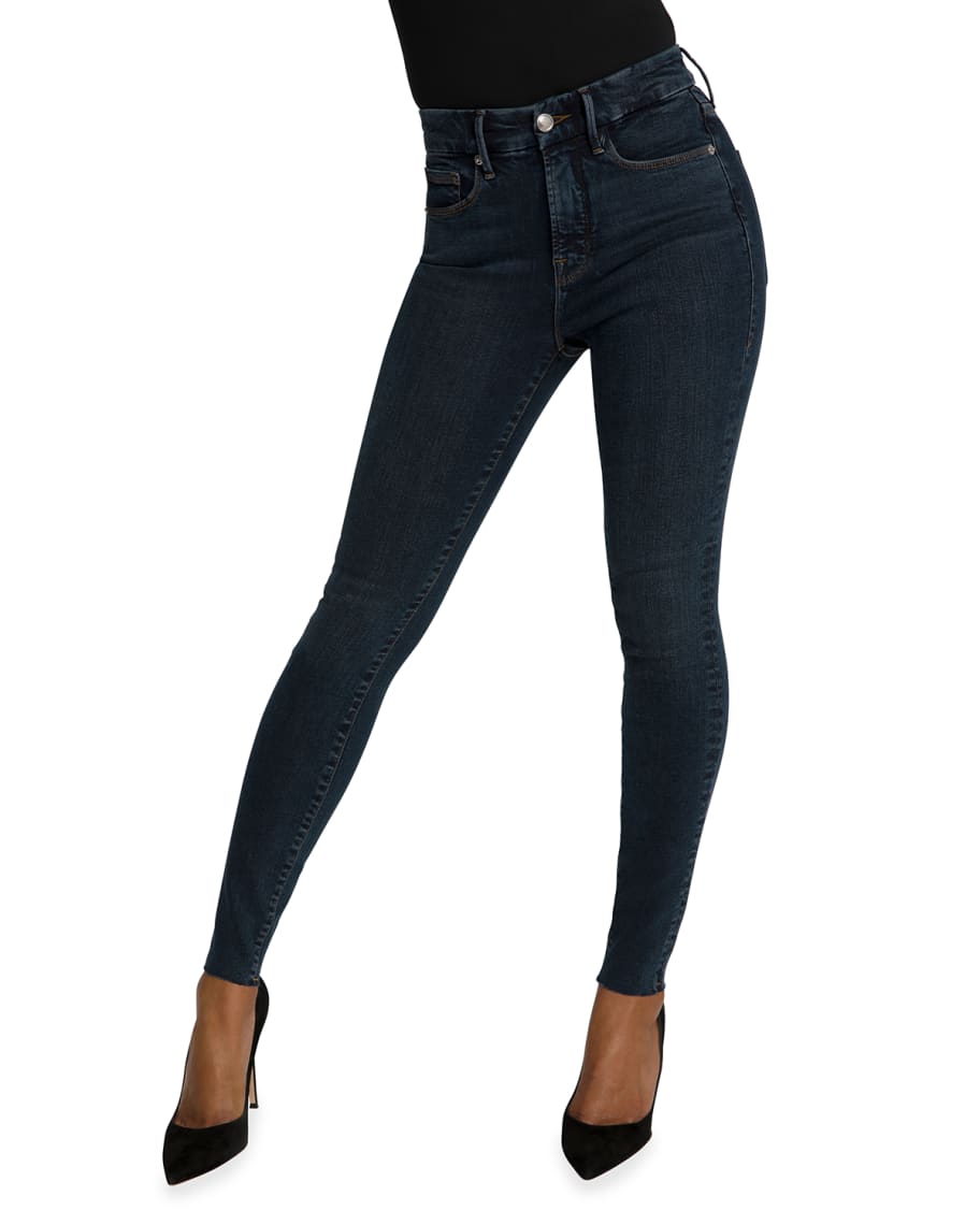 Good American Good Legs Raw Edge Skinny Jeans Neiman Marcus