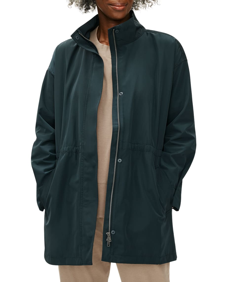 Eileen Fisher Plus Size Water Resistant Anorak Coat Neiman Marcus