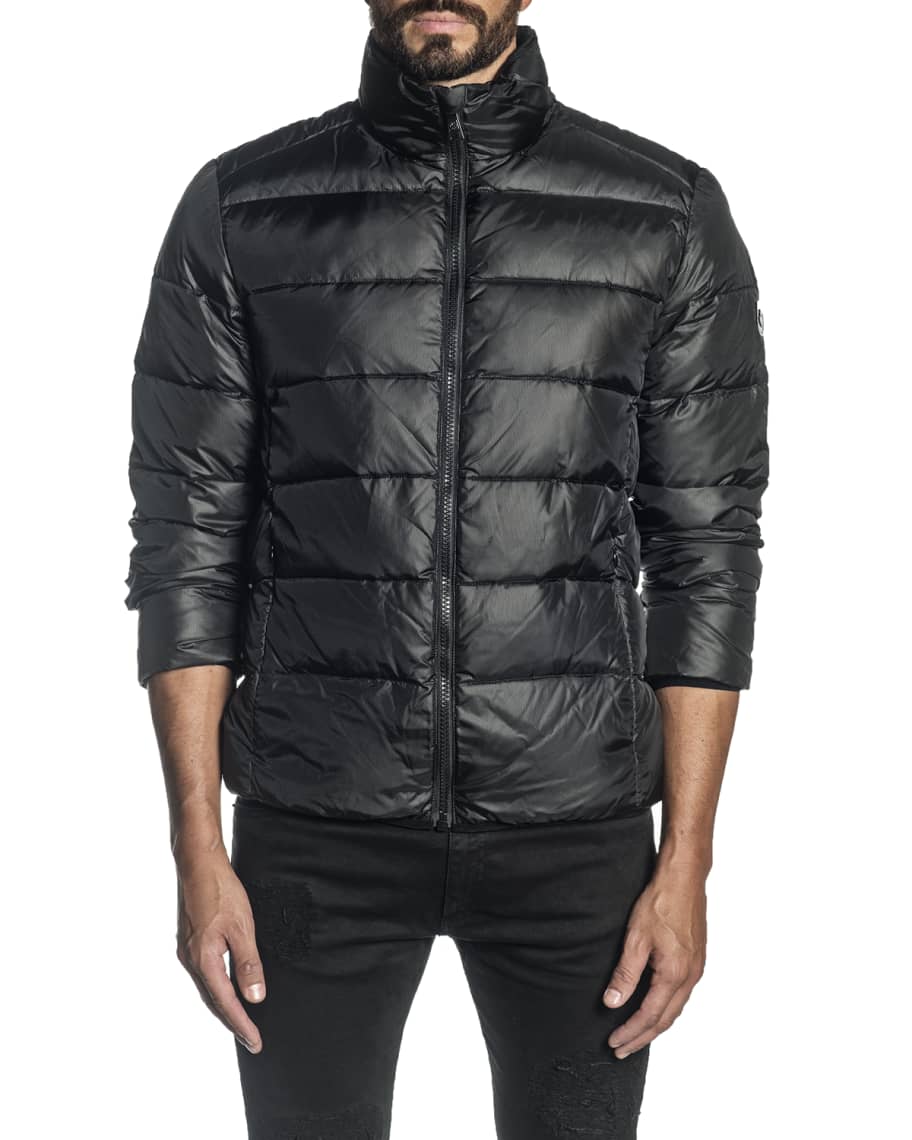Jared Lang Men s Solid Down Puffer Jacket Neiman Marcus