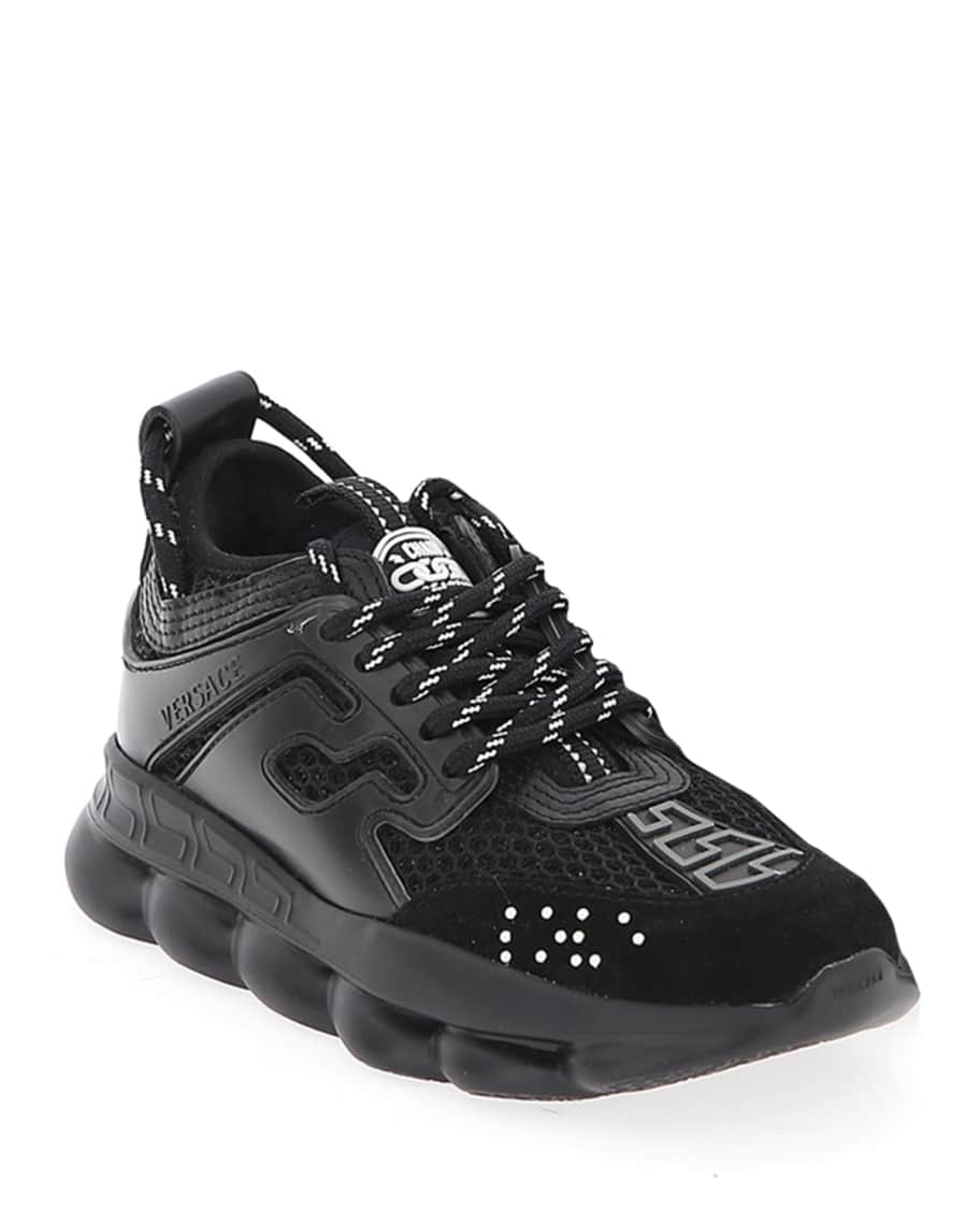 Shop Versace Little Kid's & Kid's Chain Reaction Sneakers