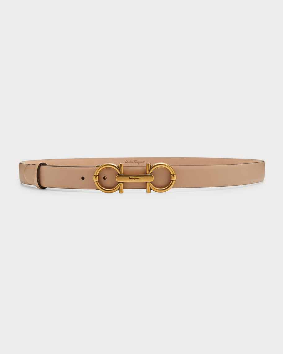 Ferragamo Gancini Buckle Leather Belt Neiman Marcus