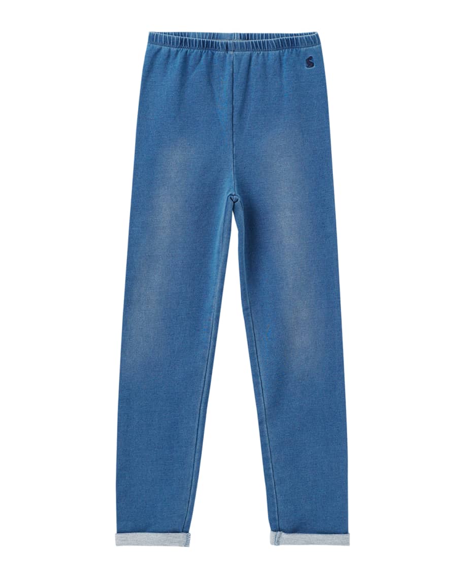 Joules Minnie Denim Leggings Size 3 6 Neiman Marcus