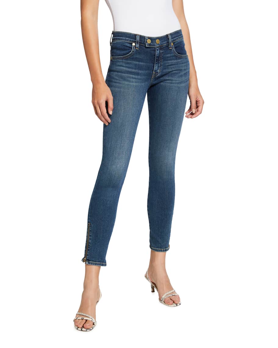 Ramy Brook Kate Cropped Skinny Jeans | Neiman Marcus