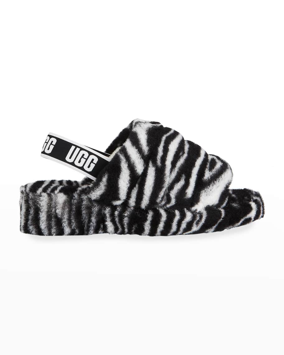 Zebra ugg slippers store