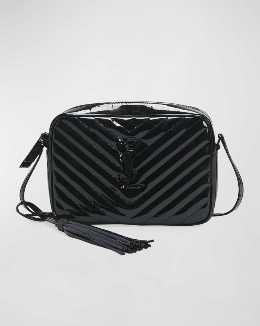 Black Saint Laurent Medium Monogram Matelasse Lou Camera Bag – Designer  Revival