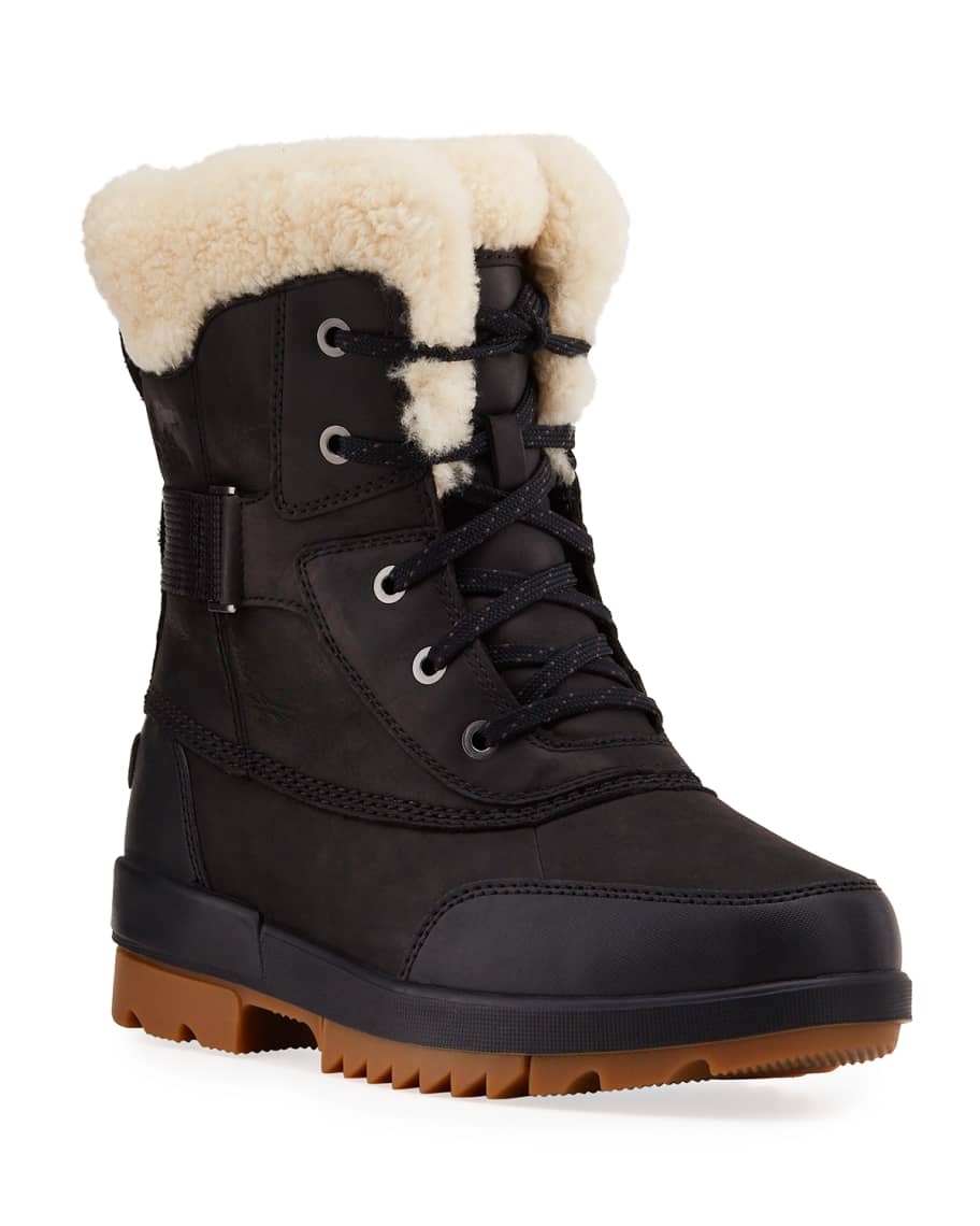 chinchilla boot cognac