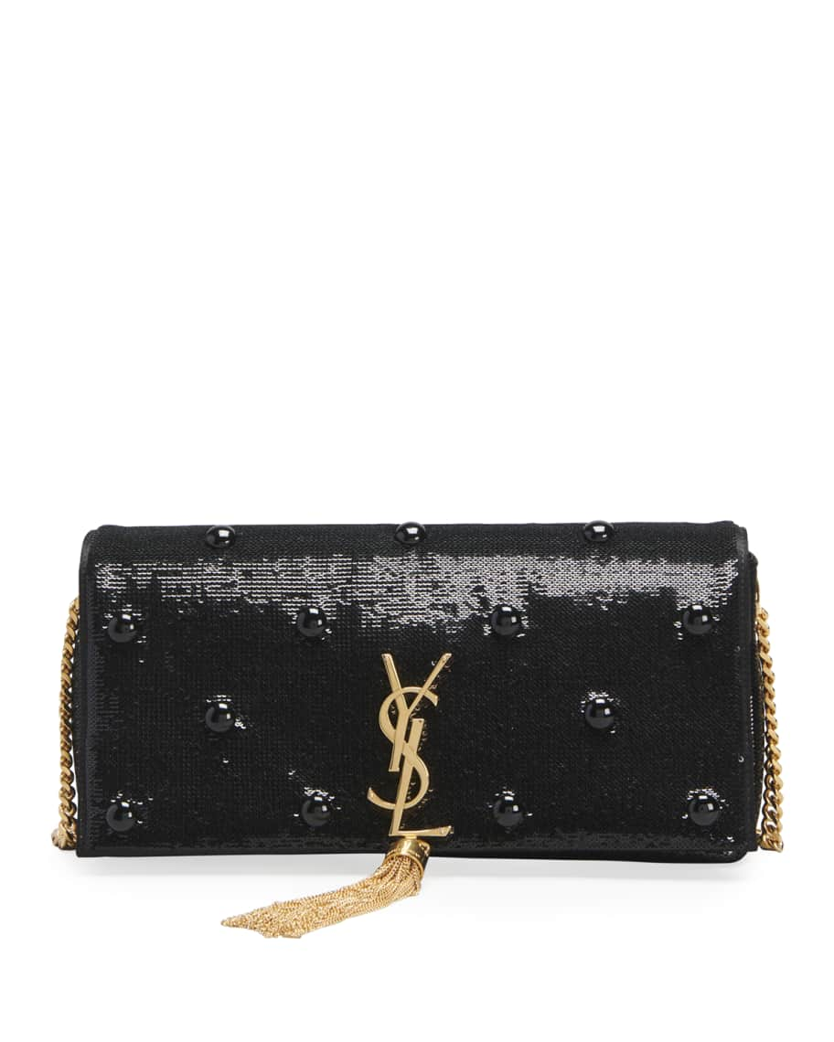 Louis Vuitton Sequin and Monogram Embossed Handbag