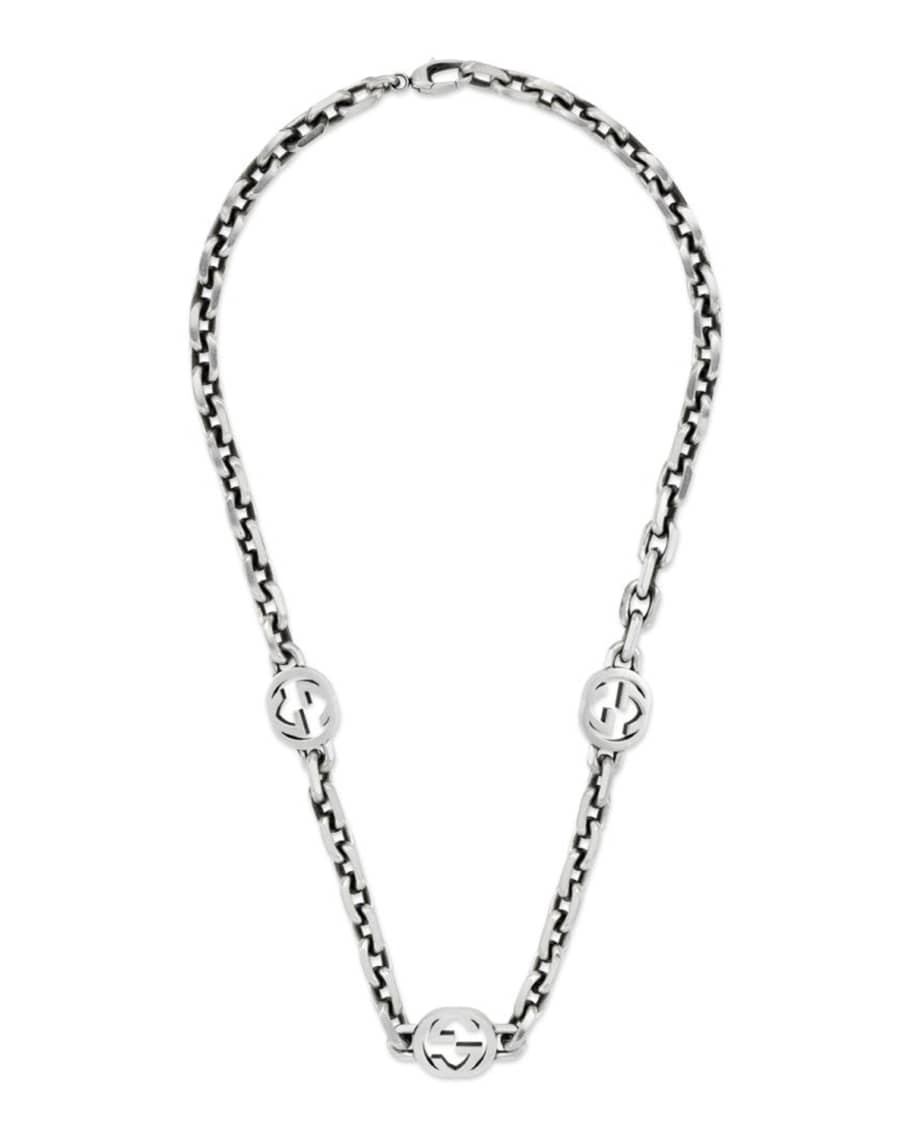 Gucci chain mens silver