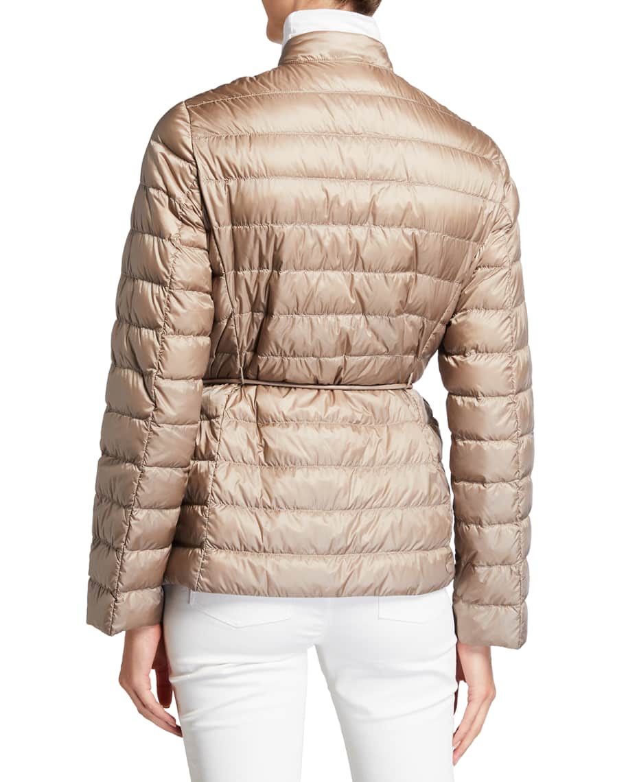 Max Mara Leisure Radente Zip Front Quilted Nylon Jacket | Neiman Marcus