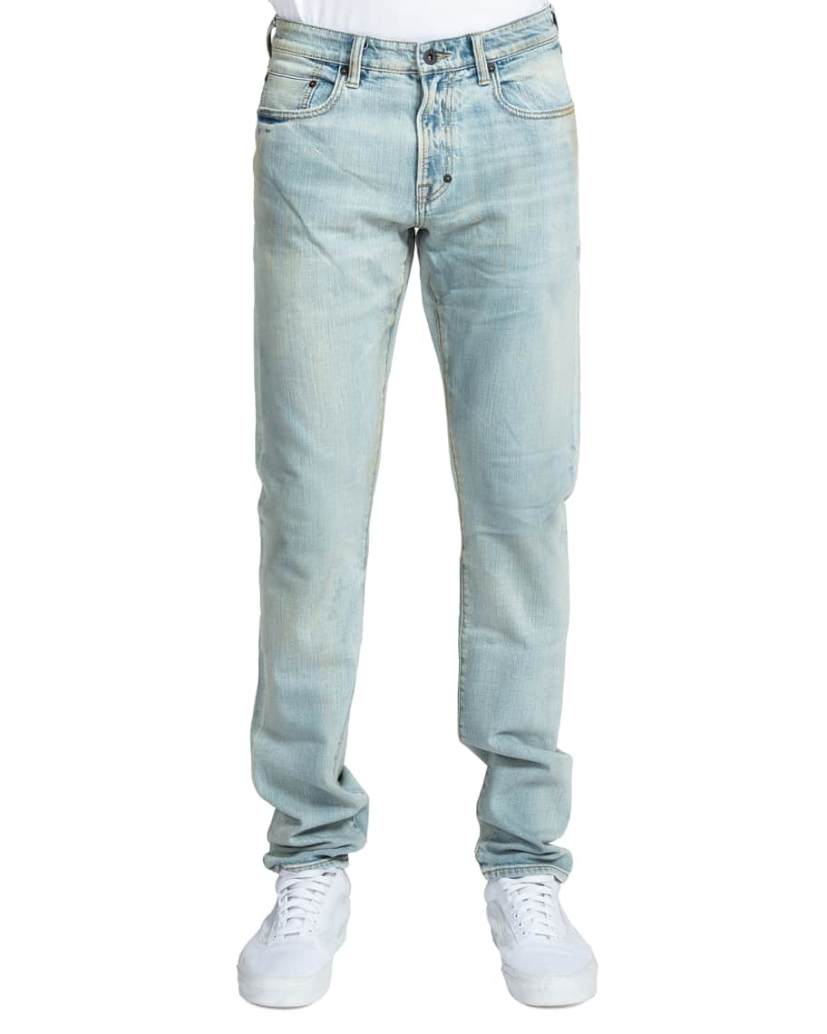 PRPS Men's CEO Le Sabre Selvedge Light-Wash Jeans | Neiman Marcus