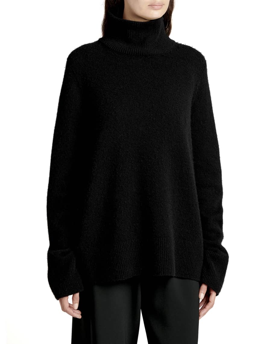 THE ROW Milina Oversized Turtleneck Sweater | Neiman Marcus