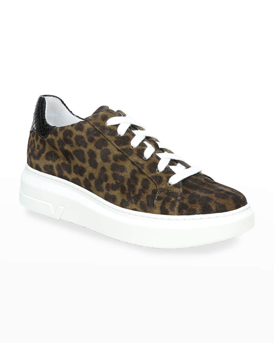 Veronica beard leopard sneakers hotsell