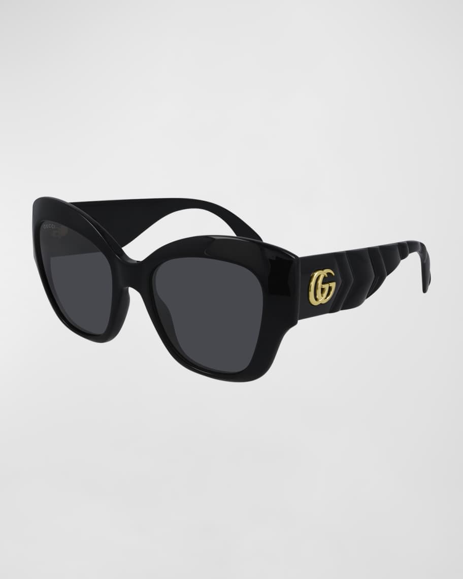 gucci oversized butterfly sunglasses