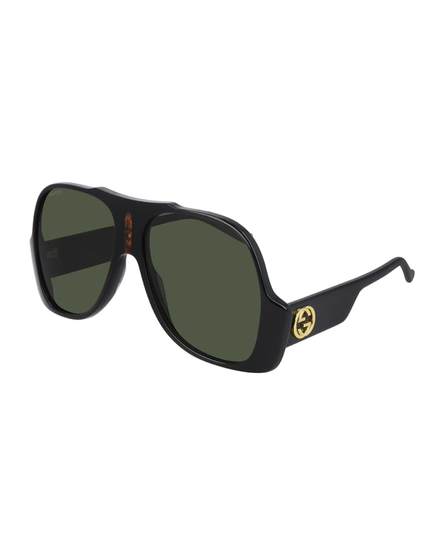 Genoplive Fordeling uformel Gucci Men's GG0785S Upside-Down Aviator Sunglasses | Neiman Marcus