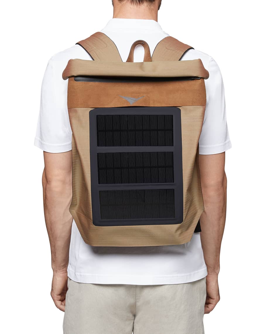 Sease Men's MISSION Backpack with Solar USB Charger | Neiman Marcus