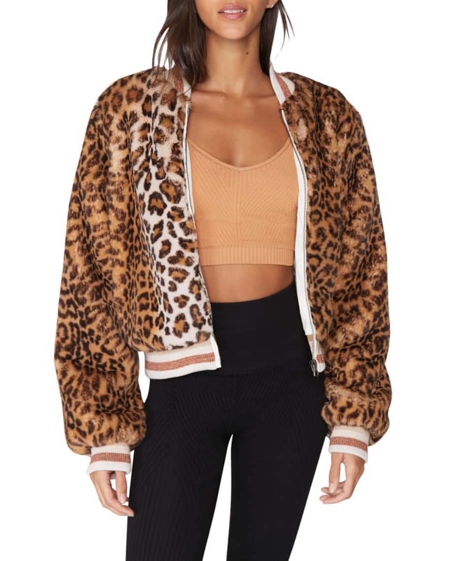 Spiritual gangster cheap furry bomber jacket