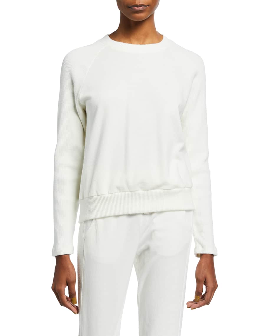Monrow top raglan sweatshirt
