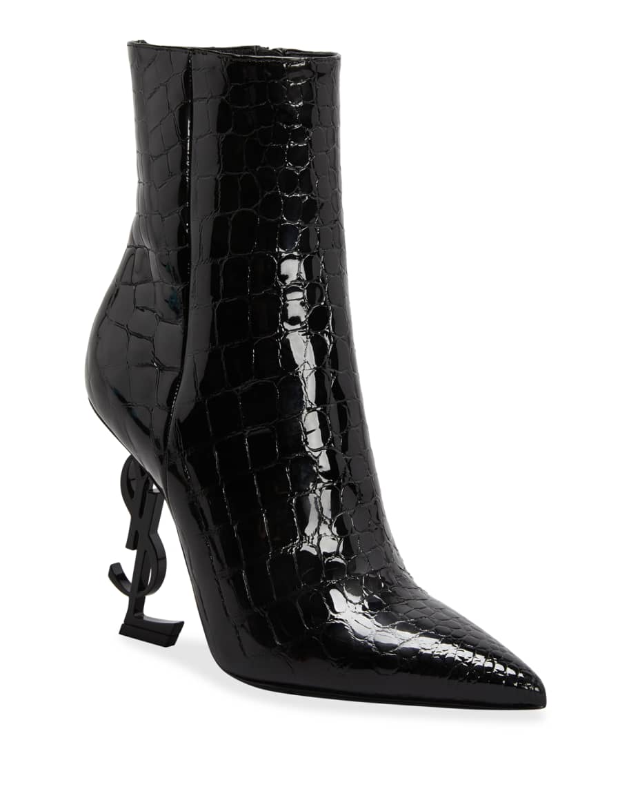 Ysl discount crocodile boots