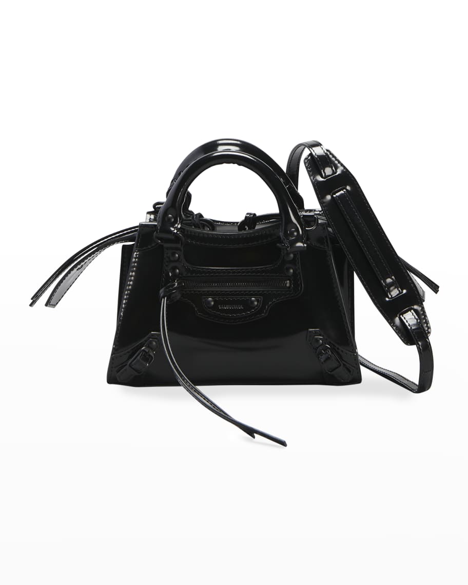 Balenciaga Extra Small Neo Classic City Leather Top Handle Bag Black